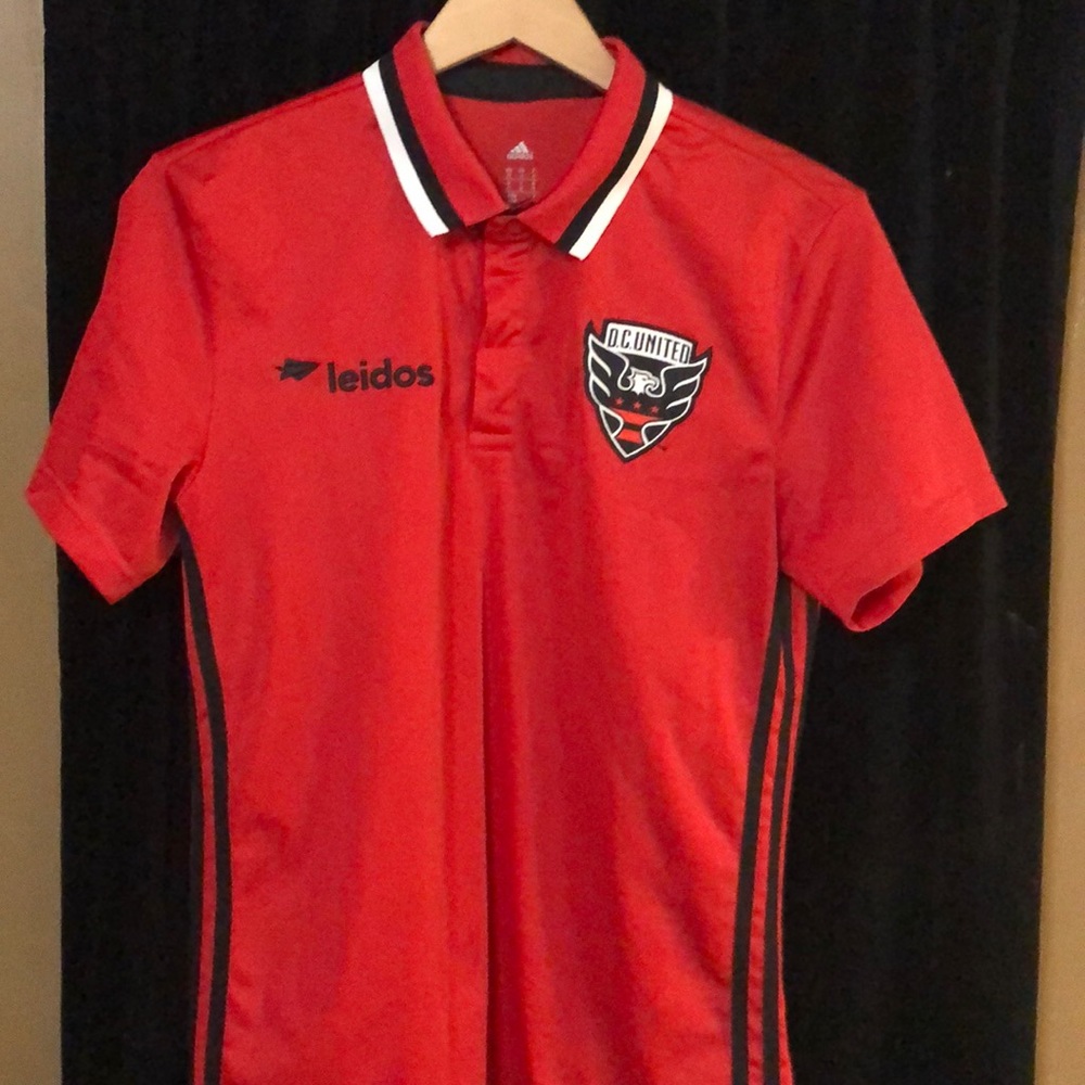 Adidas Men’s DC United Polo - Sz M Like New